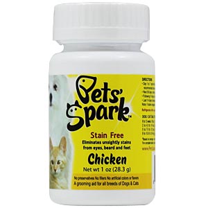 Pet's Spark Stain Free, Chicken Flavor