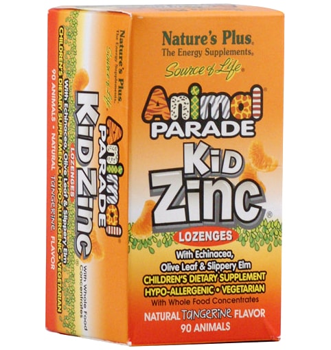 Nature's Plus, Animal Parade, Kid Zinc, Tangerine Flavor